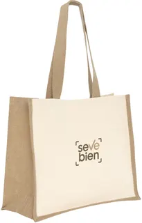 Bolsa de algodón y yute Yari